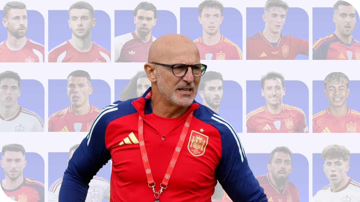El seleccionador Luis De la Fuente.