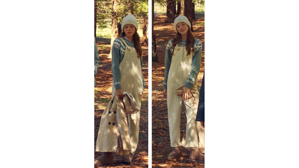 Peto de pana en color beige.