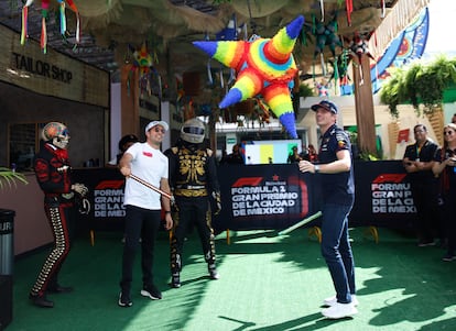 Max Verstappen y Sergio Perez