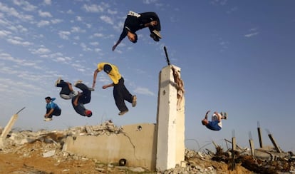La localidad de Jan Yunis, en el sur de la Franja de Gaza, el 14 de noviembre