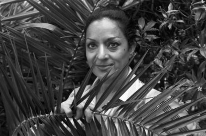 Lola Flores, en Marbella, en 1975. 