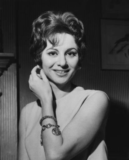 Faten Hamama, actriz egipcia, en 1961.