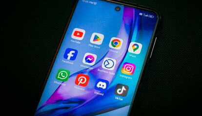 Móvil con sistema opeerativo Android