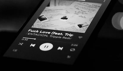 Pantalla de un Reproductor MP3