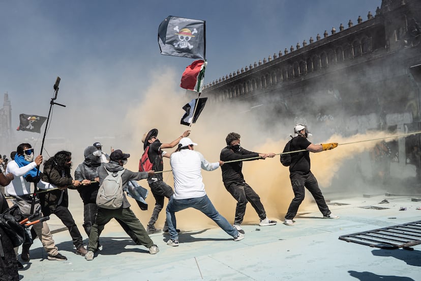 Una multitud secunda la manifestación de la generación Z en México, con  escasa afluencia de jóvenes | EL PAÍS México