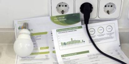 Facturas de la electricidad.
