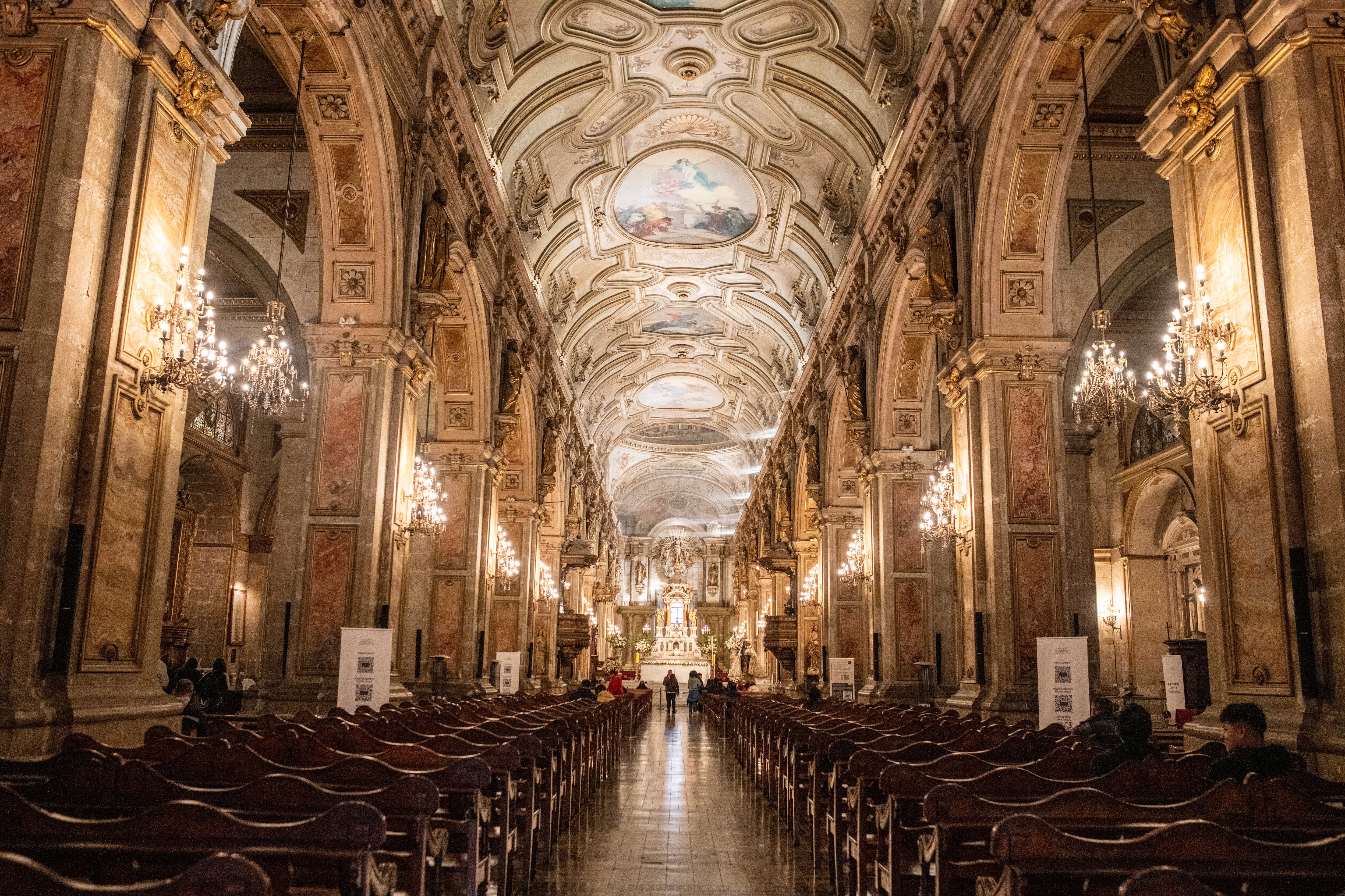 Catedral de Santiago. Santiago (Chile), este jueves.