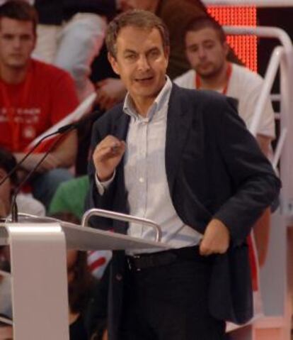 Rodríguez Zapatero, en el mitin de A Coruña.