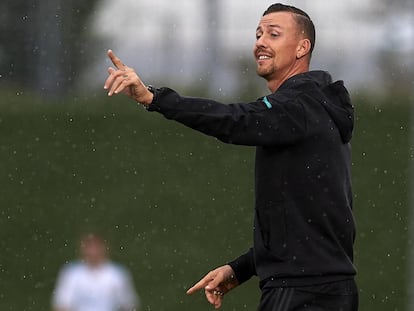 Guti, durante un partido la temporada pasada. 