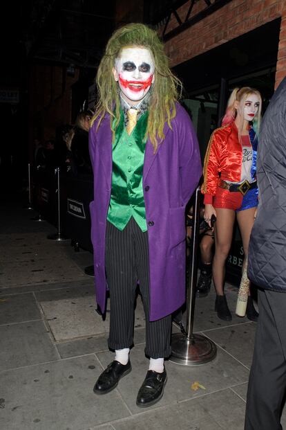 Luke Friend se convirtió por una noche en el malvado personaje de cómic The Joker.