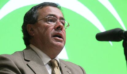 Francisco Díaz Morillo, en un acto como delegado de Deportes.