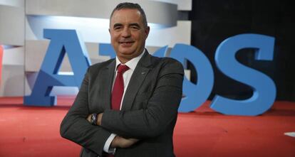 Patrick Adiba, vicepresidente ejecutivo del grupo Atos, en una foto de archivo, de 2017.