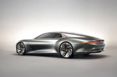 El Bentley EXP 100 GT, que conmemora el centenario de la marca, incluye tapicería en cuero vegetal, carrocería de cobre reciclado y pintura de ceniza de cascarilla de arroz.