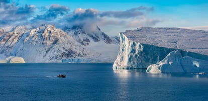 El paisaje helado de Scoresby Sund, en el este de Groenlandia.