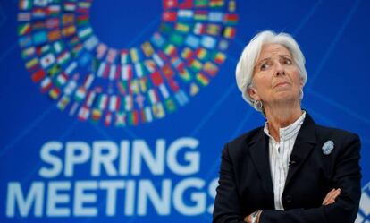 IMF chief Christine Lagarde.