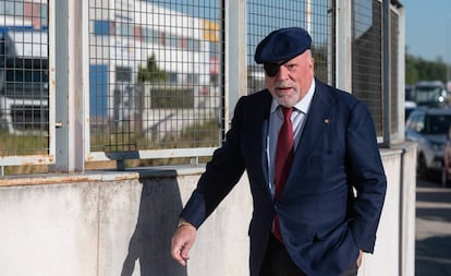 El comisario jubilado José Manuel Villarejo llegando a la Audiencia Nacional.