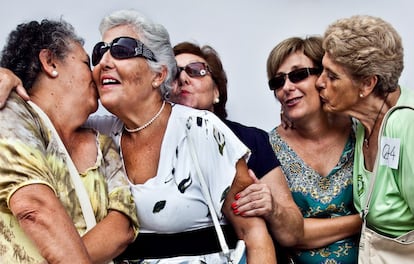 'Amigas de sempre', mercado de Barbate (Cádiz).