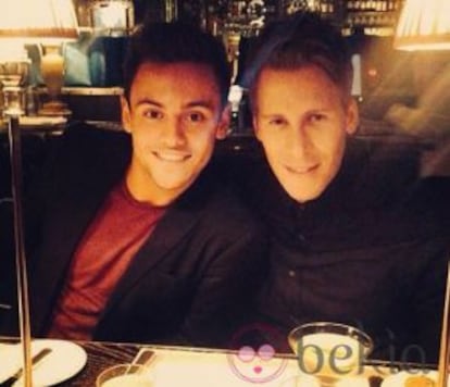 Tom Daley y su novio, Dustin Lance Black.