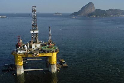 Una plataforma petrolífera cercana a la costa brasileña. Brasil se ha convertido en una potencia del sector.