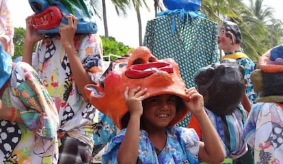 La mascarada t&iacute;pica de Costa Rica.