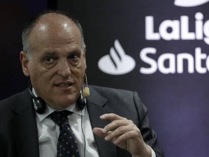 Javier Tebas, presidente de LaLiga.