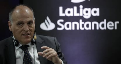 Javier Tebas, presidente de LaLiga.