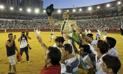 El diestro José Tomás en la feria de Malaga.