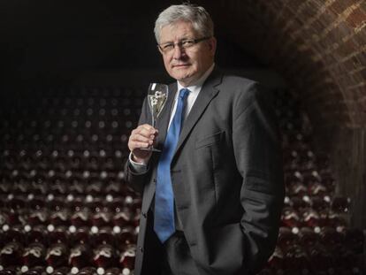 Hervé Deschamps, enólogo de la bodega francesa Perrier-Jouët.