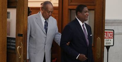 Bill Cosby, en los juzgados, este martes.