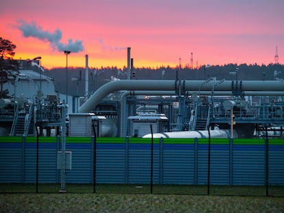 Planta de procesamiento de gas natural ruso en Lubmin (Alemania).