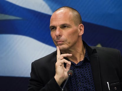 El exministro de Finanzas de Grecia Yanis Varoufakis, en 2015.