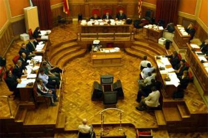 La Audiencia de Barcelona, durante una vista oral.