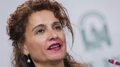 La consejera de Hacienda, María Jesús Montero.