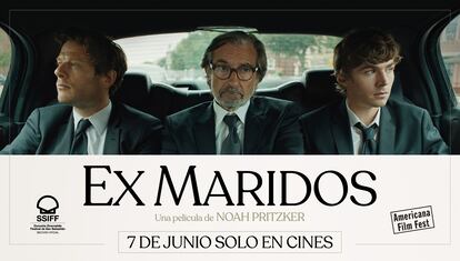 Cartel promocional de la película 'Ex Maridos', que se estrena en cines el próximo 7 de junio.