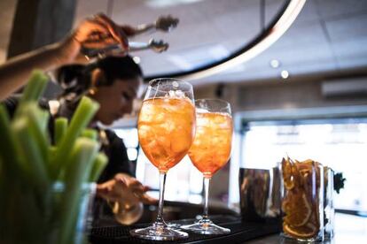 El Spritz 'sui generis' de Trafalgar Bar