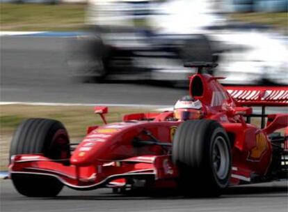 Kimi Raikkonen, durante los entrenamientos