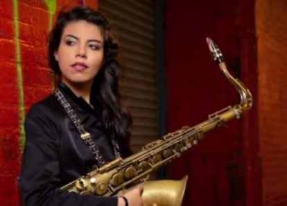 La saxofonista Melissa Aldana