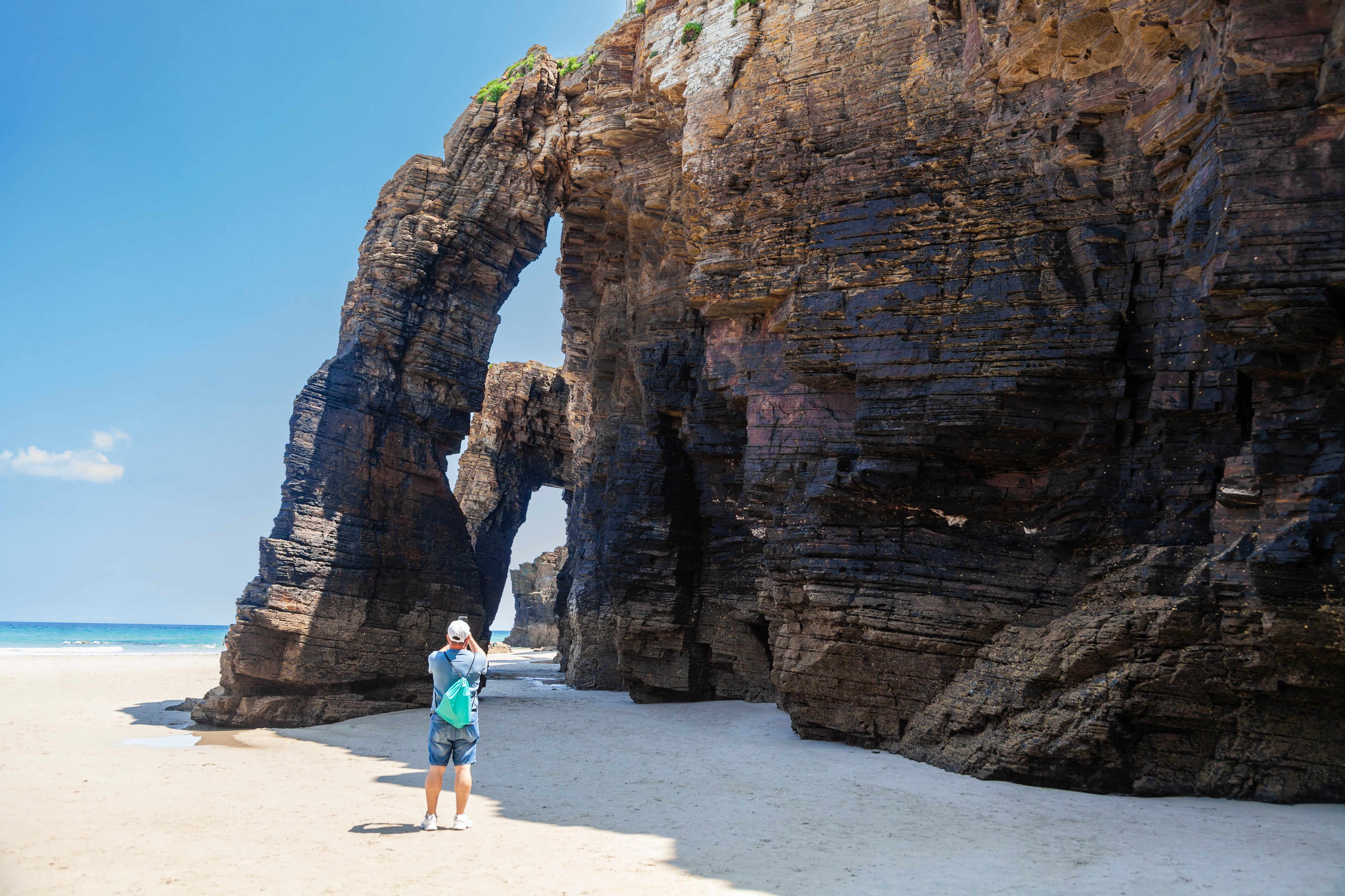 Playa de Las Catedrales, en Galicia.