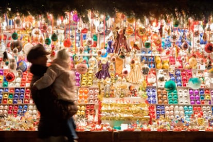 Mercadillo navideño en Núremberg, Alemania