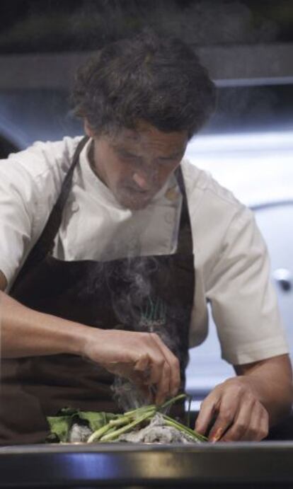 Chilean chef Rodolfo Guzm&aacute;n on the third day of Madrid Fusi&oacute;n.