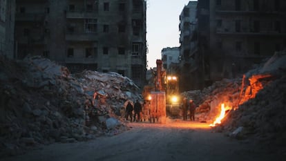 Un fotograma de 'Last Men in Aleppo'.