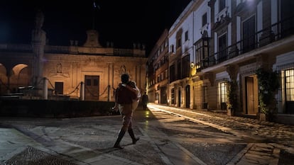 La plaza de la Asunción de Jerez de la Frontera, en una escena de la película 'El verano que vivimos'.