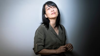 La escritora surcoreana Han Kang, en septiembre de 2023 en Madrid.