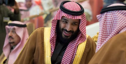 El príncipe heredero de Arabia Saudí, Mohammed bin Salman, en enero de 2023 en Riad.