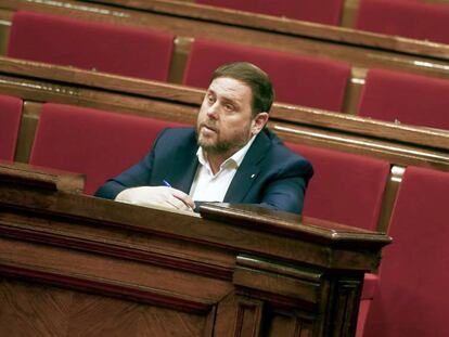 El vicepresident de la Generalitat, Oriol Junqueras.