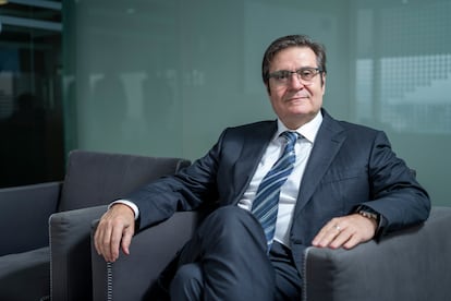 Agustín Coppel en las oficinas de Coppel en Ciudad de México.