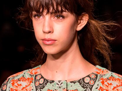 La española Mayka Merino desfila para Zac Posen