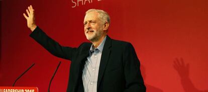 El nuevo líder del partido laborista británico, Jeremy Corbyn