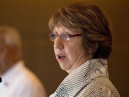 Catherine Ashton, alta representante para Política Externa da UE.