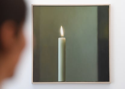 'Vela', obra de Gerhard Richter de1982 expuesta en el museo Frieder Burda de Baden-Baden, Alemania.